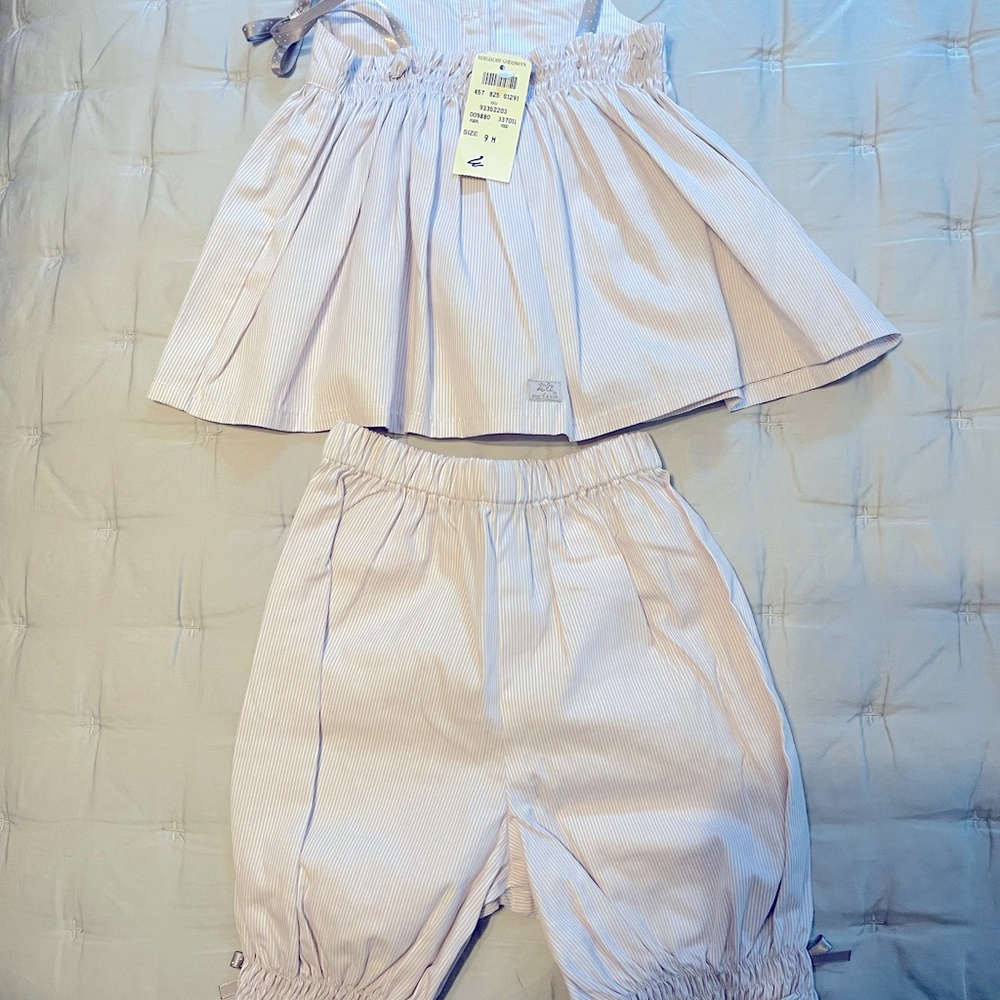 LiLy Pour La Vie 2 Piece Girls Shirt and Short Set